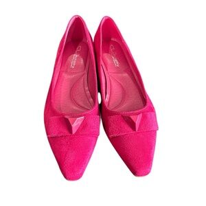 CL by Laundry Hot Pink Pointed Toe Flats